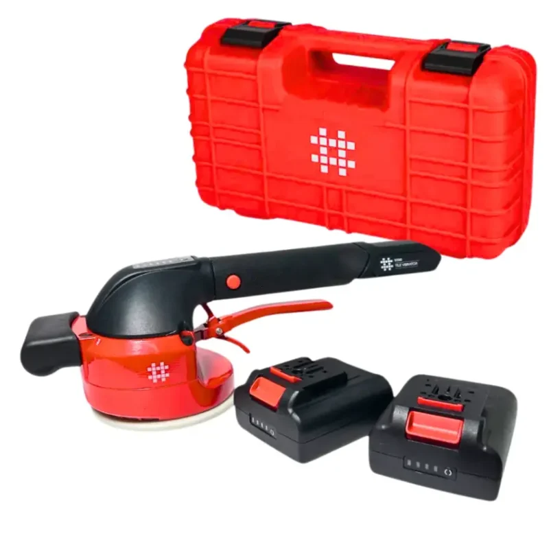 Вакуумна віброприсоска SHIJING 9390 з білою гумою (2 акумулятори)