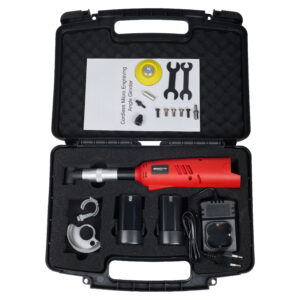 Кутовий акумуляторний гравер Hengzuan (Gravix) 100W, 2 акумулятори 16,8V