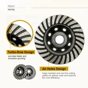 Алмазная фреза SHDIATOOL Turbo Row 180мм/22,23мм