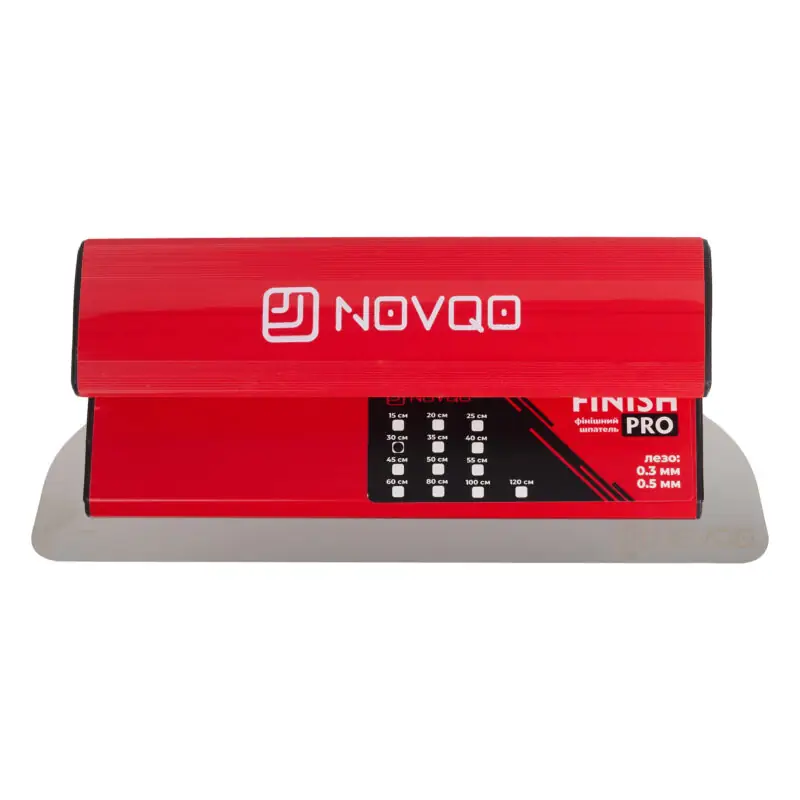 Набір шпателів NOVQO Finish pro зі змінними лезами 30/60/80 см 0,5+0,3 мм