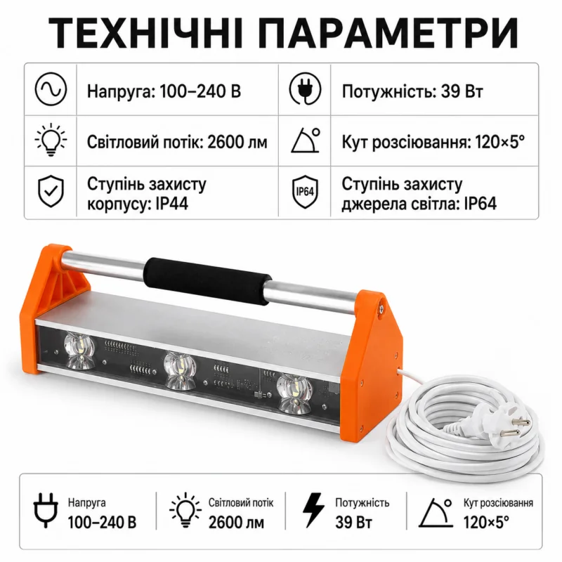 Проявочная LED-лампа маляра NOVQO PRO PLUS с тремя кристаллами, 39 Вт